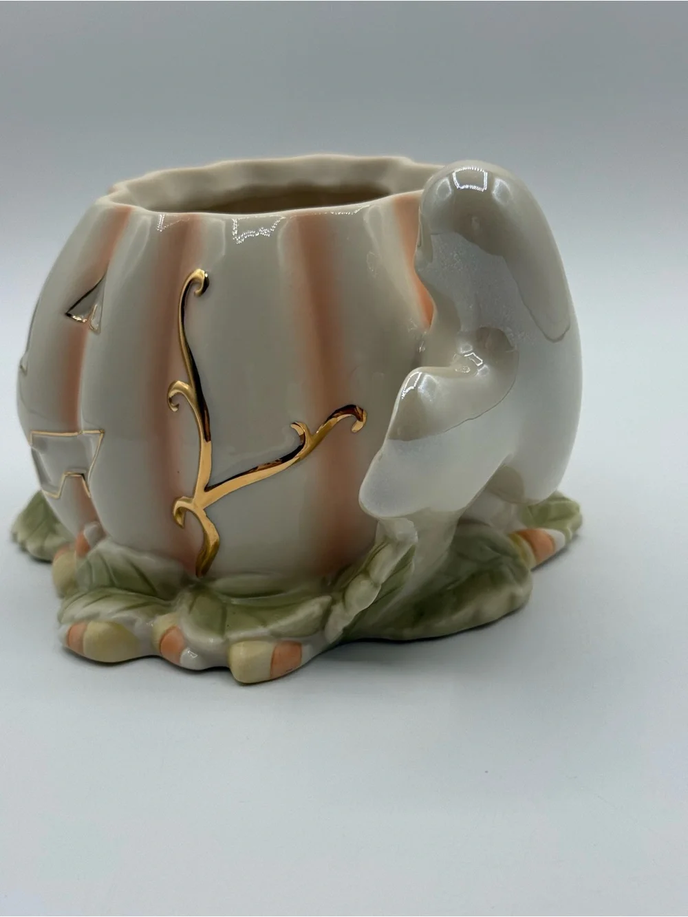 Lenox Halloween Jack-O’-Lantern Pumpkin Ghost Candy Corn Porcelain